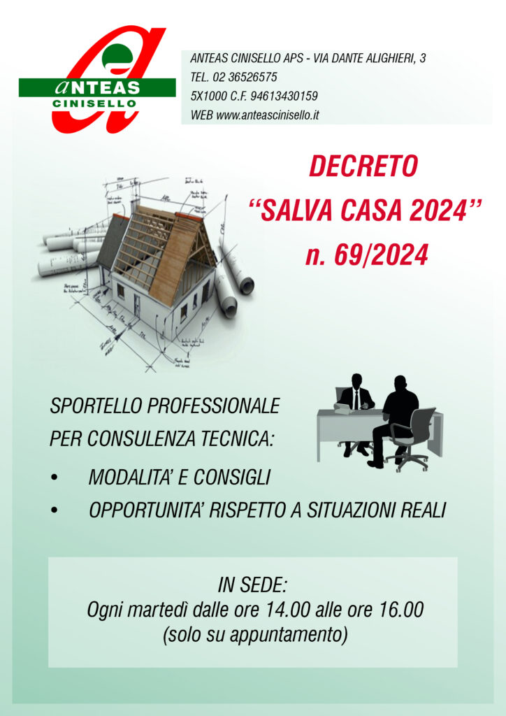 SPORTELLO DECRETO SALVA CASA 2024